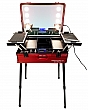 [SIZE 67CM] Vali Trang Điểm Full Nhôm Có Gương Đèn LED + Loa Bluetooth - Màu Đỏ Cherry 3