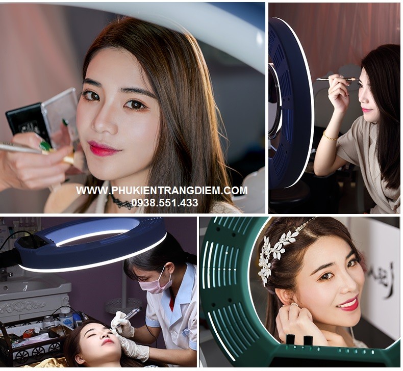 Đèn hỗ trợ LiveStream, Trang Điểm , Make up studio chuyên nghiệp cao cấp