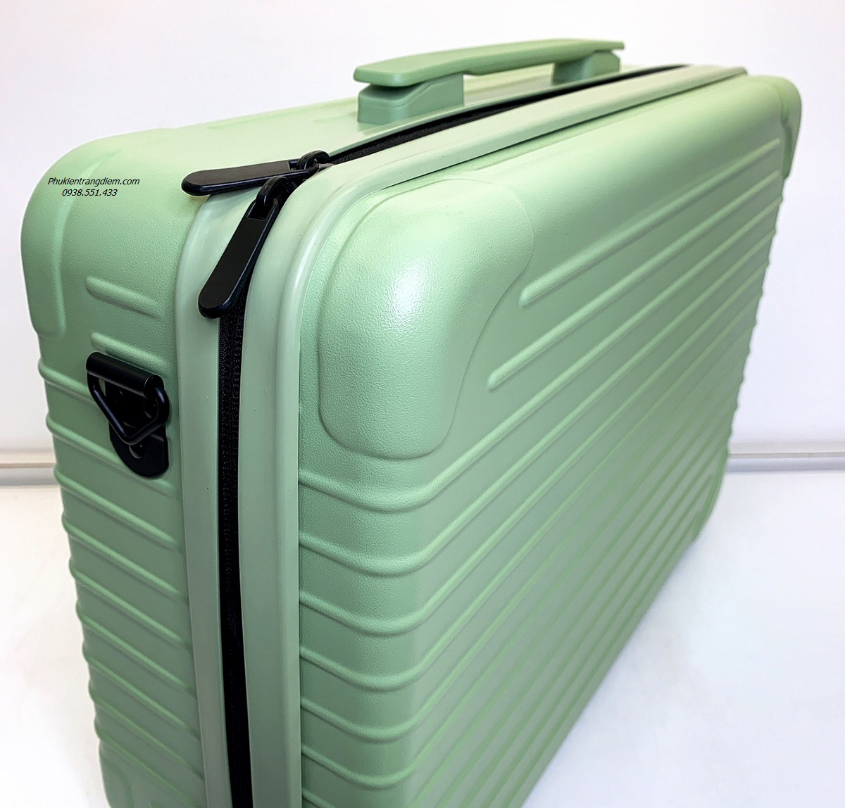 vali cốp trang điểm vỏ trơn 3 màu cao cấp