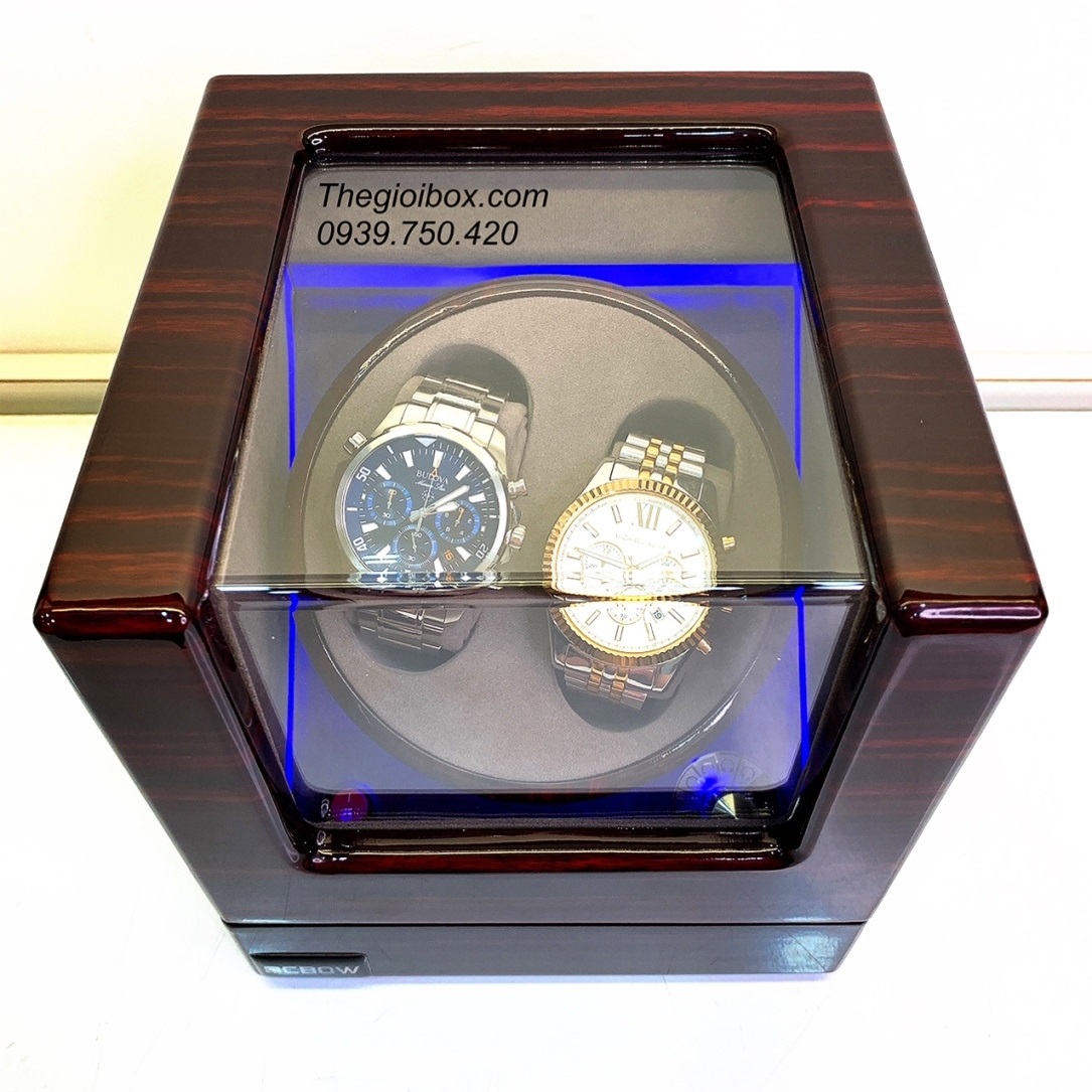 hộp xoay tích cót đồng hồ cơ 2 cái chính hãng ACBOW giá rẻ